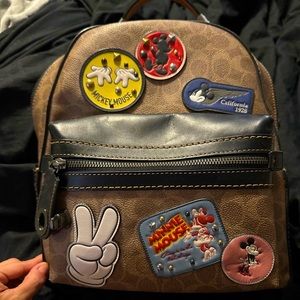 Coach Disney Mickey mouse limited edition back pack medium size